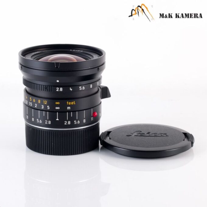 Leica Elmarit-M 21mm f/2.8 ASPH Black Lens, Germany (11135)