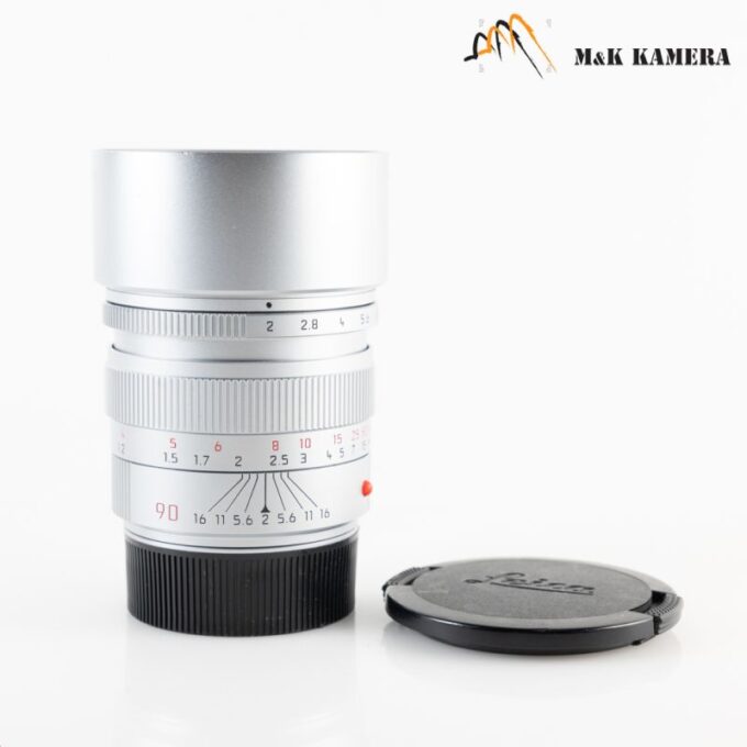 Leica Summicron-M 90mm f/2 E55 Ver.II Pre-Asph Silver Lens, Canada (11137)