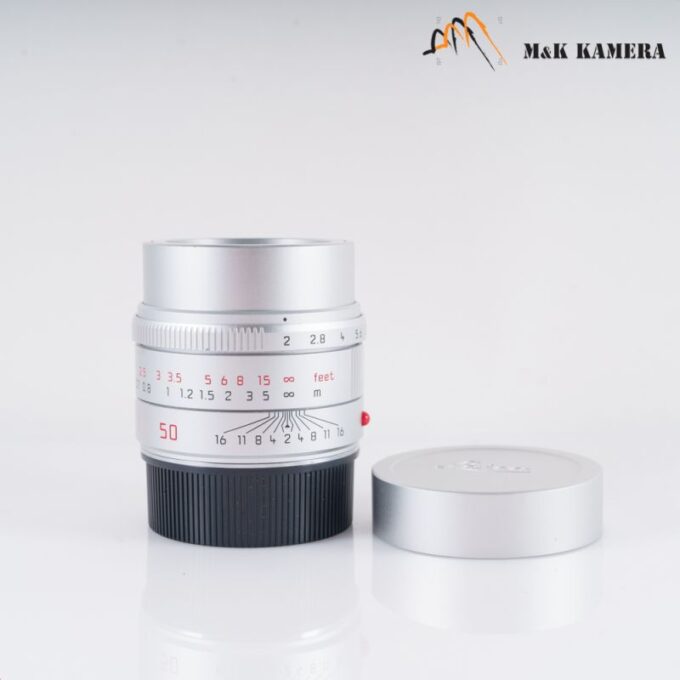 Leica APO-Summicron-M 50mm f/2 Silver Lens, Germany (11142)