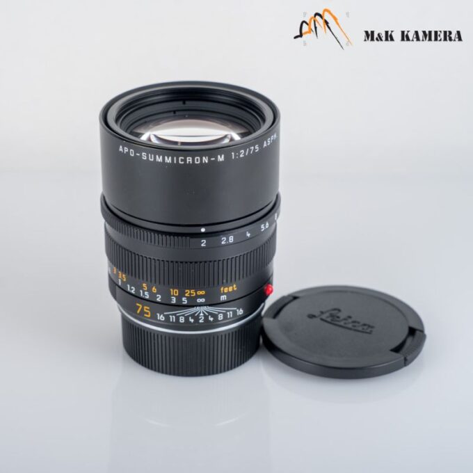 Leica APO-Summicron-M 75mm f/2 ASPH Lens, Germany (11637)