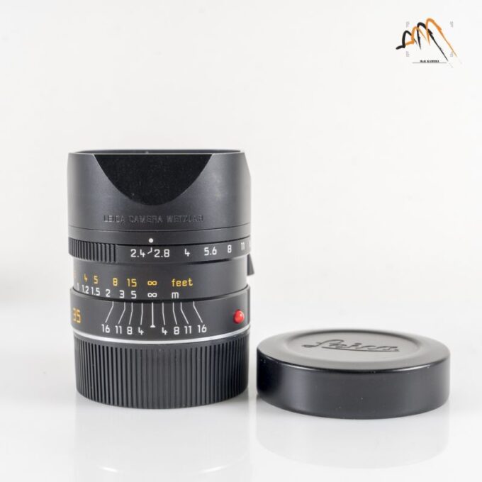 Leica Summarit-M 35mm f/2.4 ASPH Black Lens, Germany (11671)