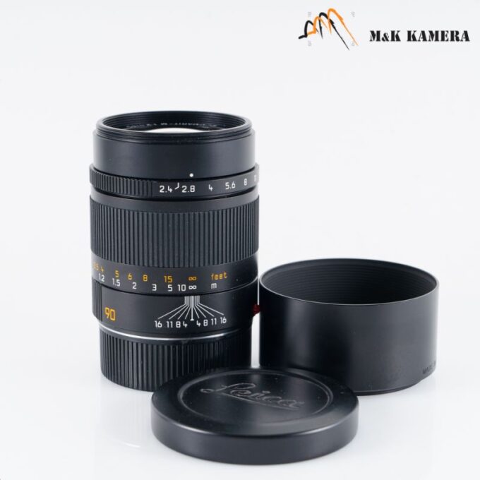 Leica Summarit-M 90mm f/2.4 Black Lens, Germany (11684)