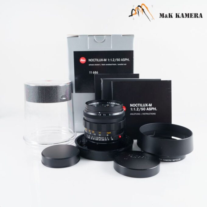 Leica Noctilux-M 50mm f/1.2 ASPH Black Lens, Germany (11686)
