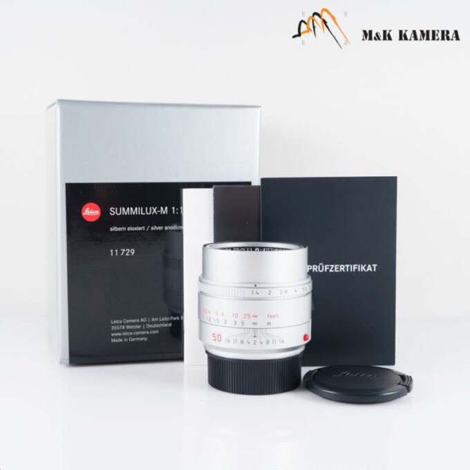 Leica Summilux-M 50mm f/1.4 ASPH. 2023 Silver Lens, Germany (11729)