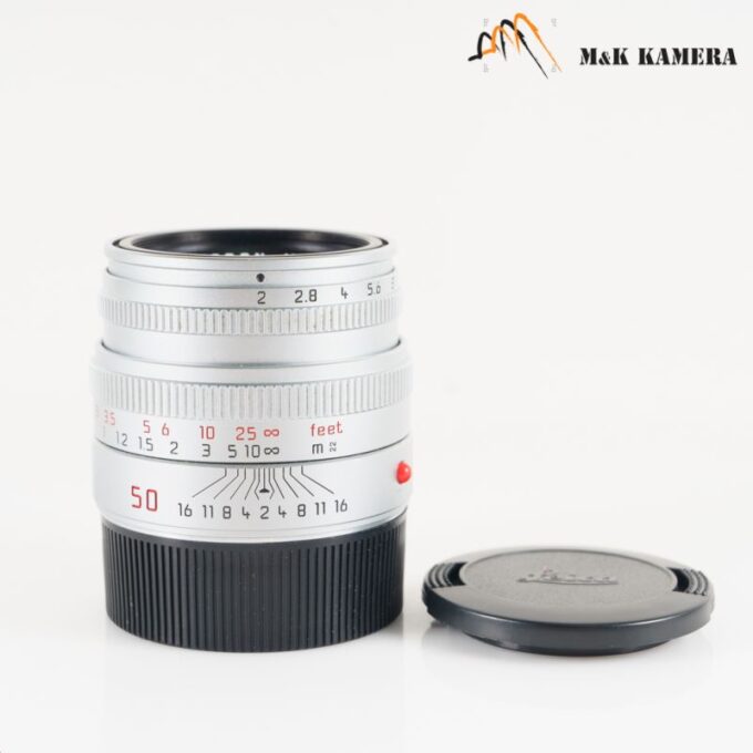 Leica Summicron-M 50mm f/2 V Silver Lens, Germany (11816)