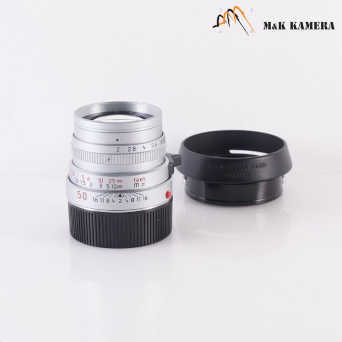 Leica Summicron-M 50mm f/2 IV Silver Lens, Germany (11825)