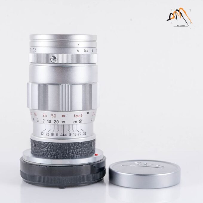 Leica Elmar M 90mm f/4 E39 Ver.II V2 Silver Lens(3 Elements), Germany (11830)