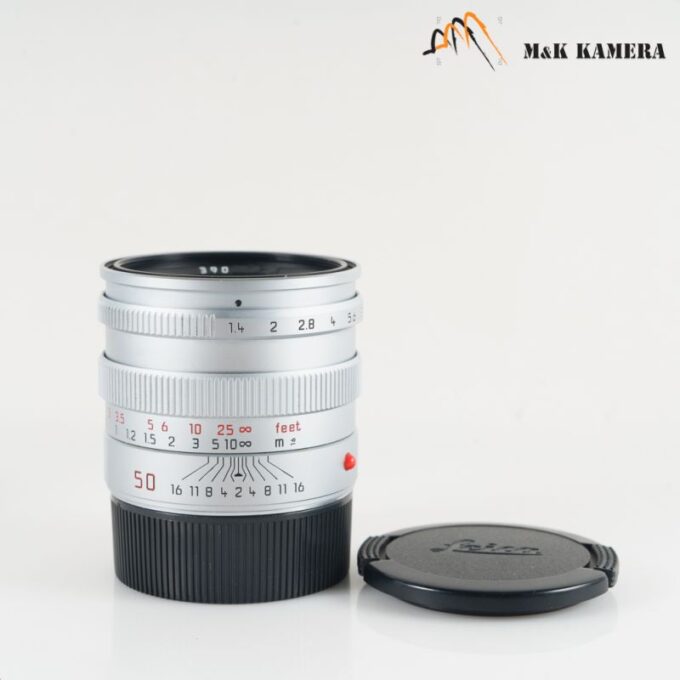 Leica Summilux-M 50mm f/1.4 Pre-A Silver Lens, Germany (11856)