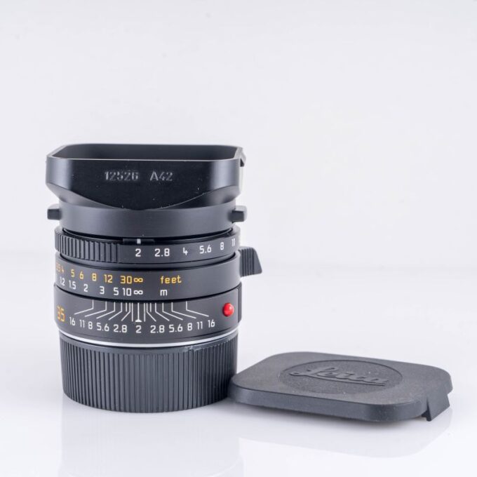Leica Summicron-M 35mm f/2 ASPH Black Lens, Germany (11879)