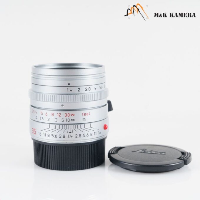 Leica Summilux-M 35mm f/1.4 ASPH Silver Lens, Germany (11883)