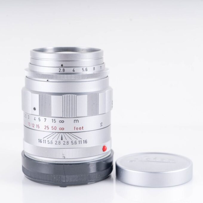 Leica Tele-Elmarit M 90mm f/2.8 Ver.I V.1 Silver Lens, Canada
