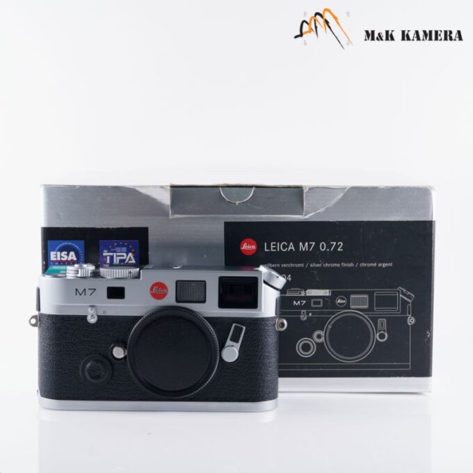 Leica M7 0.72 Silver Film Rangefinder Camera (10504)