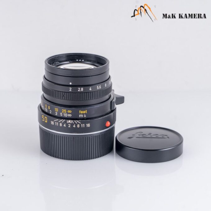 Leica Summicron M 50mm/F2.0 IV Black Lens, Canada/Germany (11819)